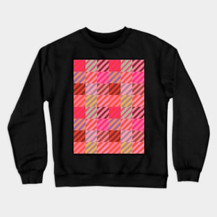 Retro Pattern Crewneck Sweatshirt